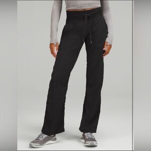EUC lined Lululemon Dance Studio pant black and lined